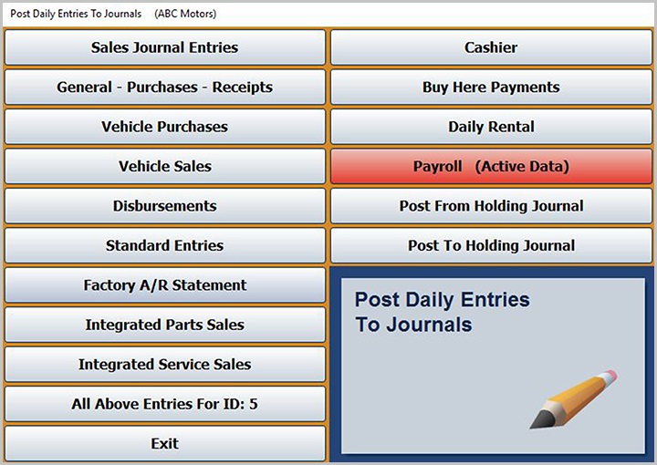 Batch Posting Journal Entries